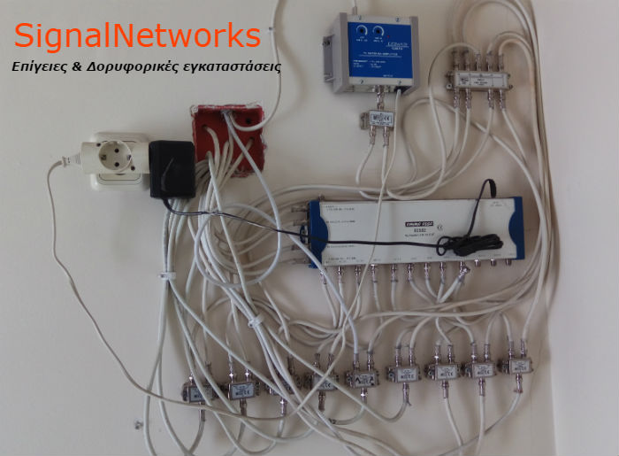 Signal Networks – Εγκατάσταση Κεντρικής Δορυφορικής Γέρακας