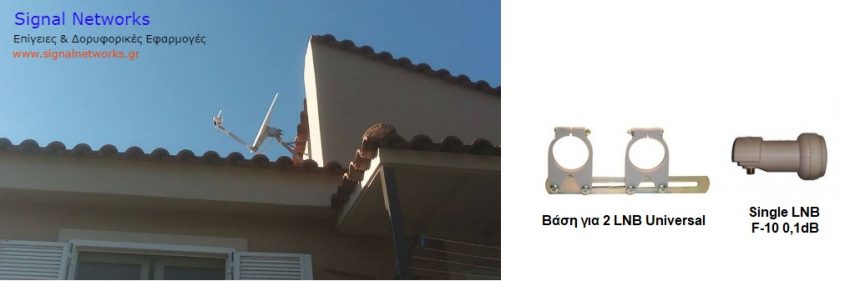 Εγκατάσταση δορυφορικού στα Σπάτα